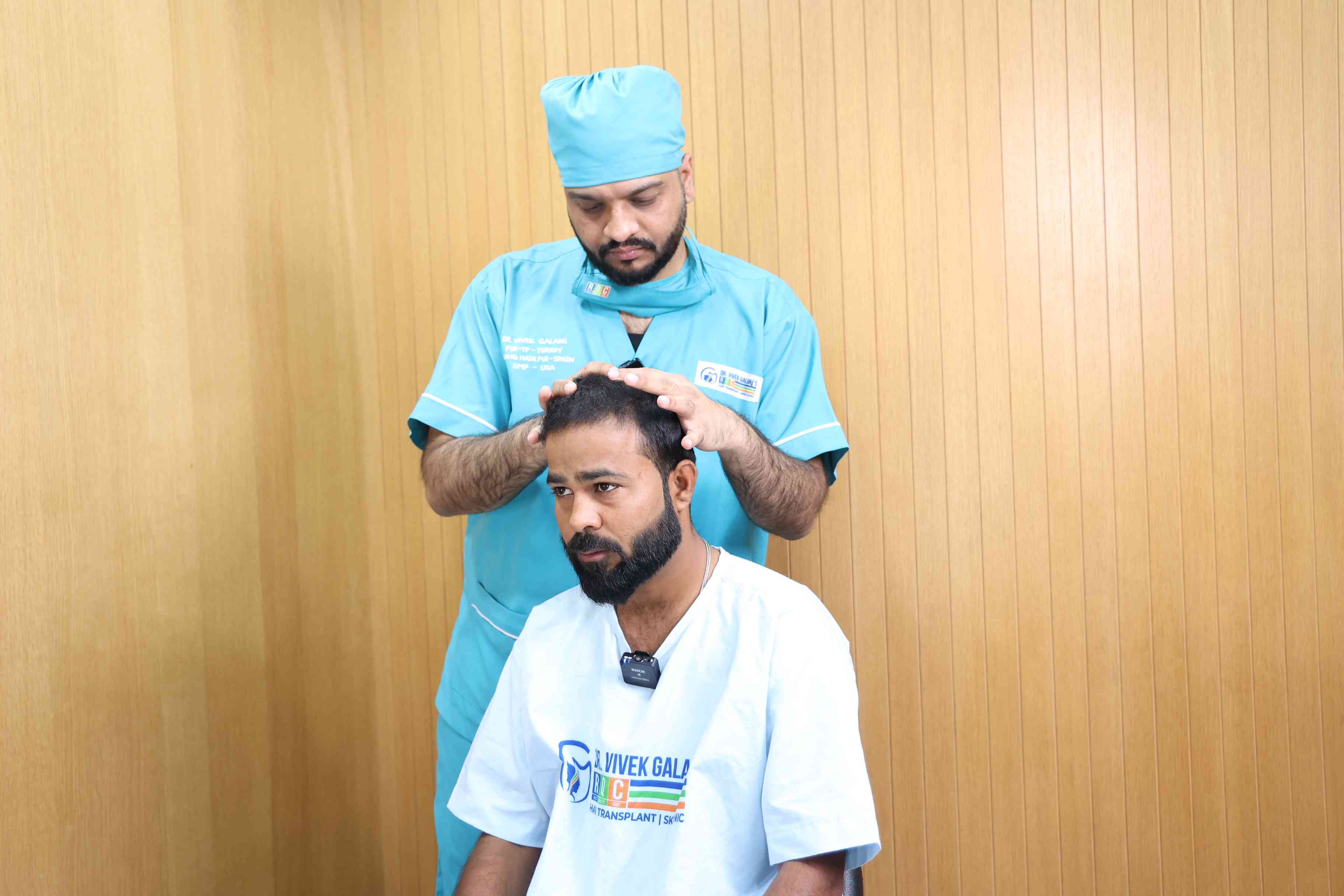 Previous Day of Hair Transplant